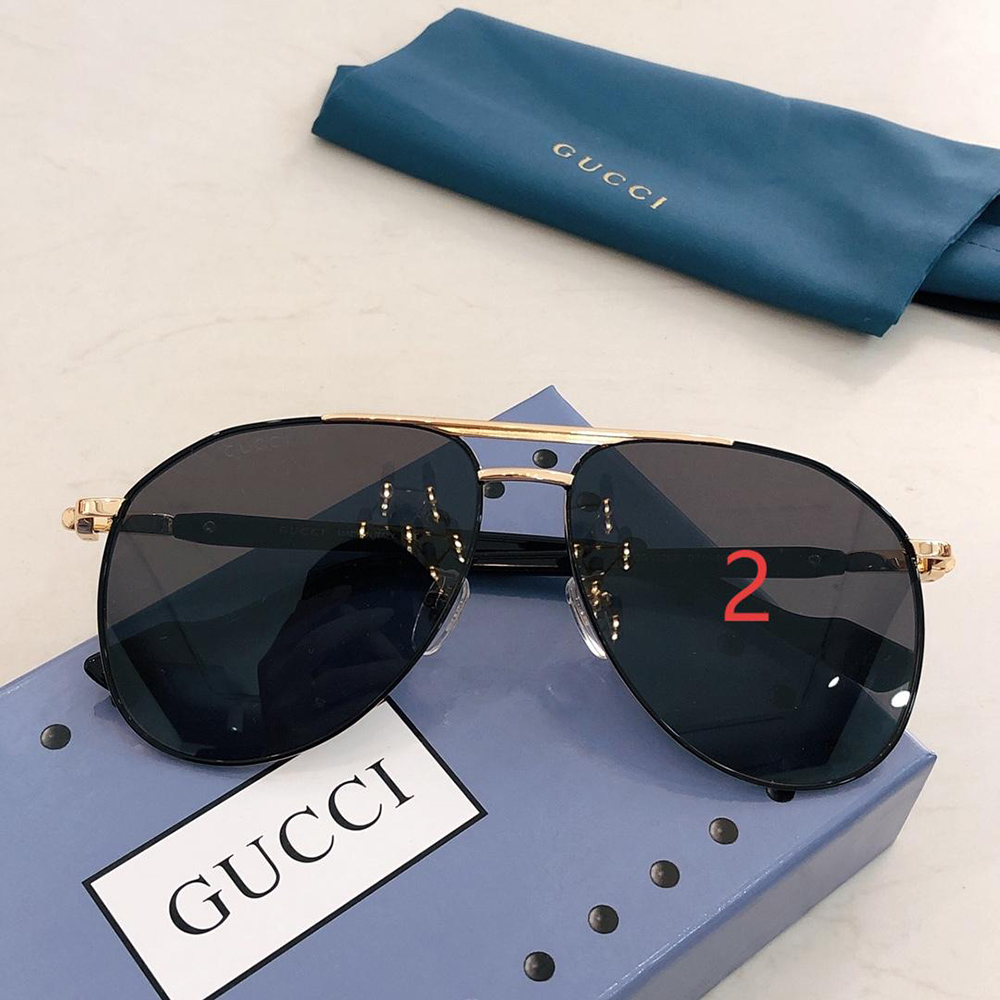 G*u*i aviator frame sunglasses 706707