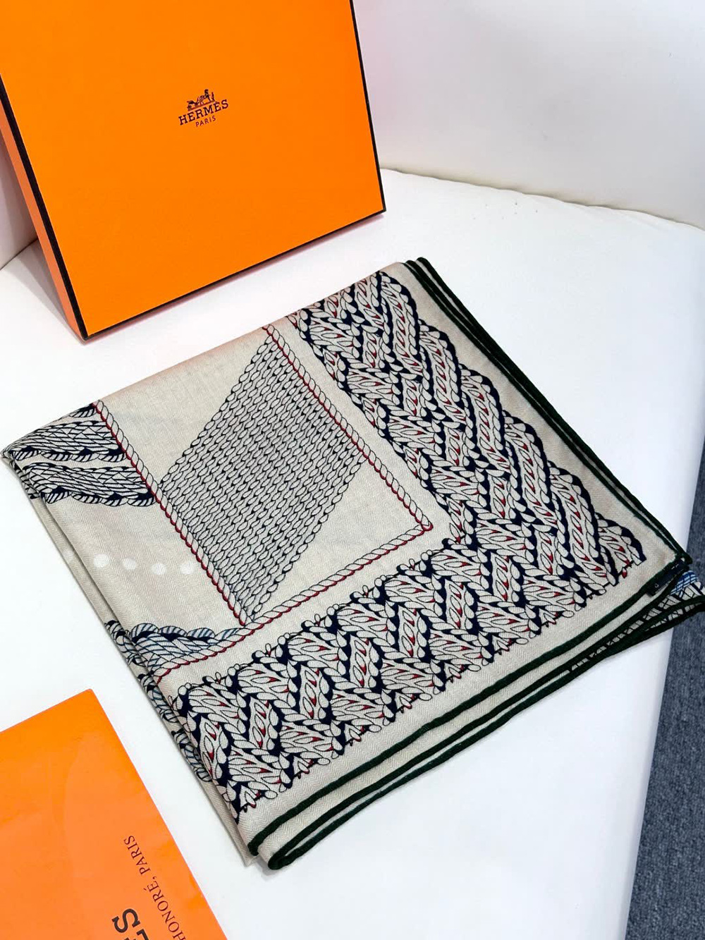 Hermès Dressage Tressage 140 Scarf 140*140cm