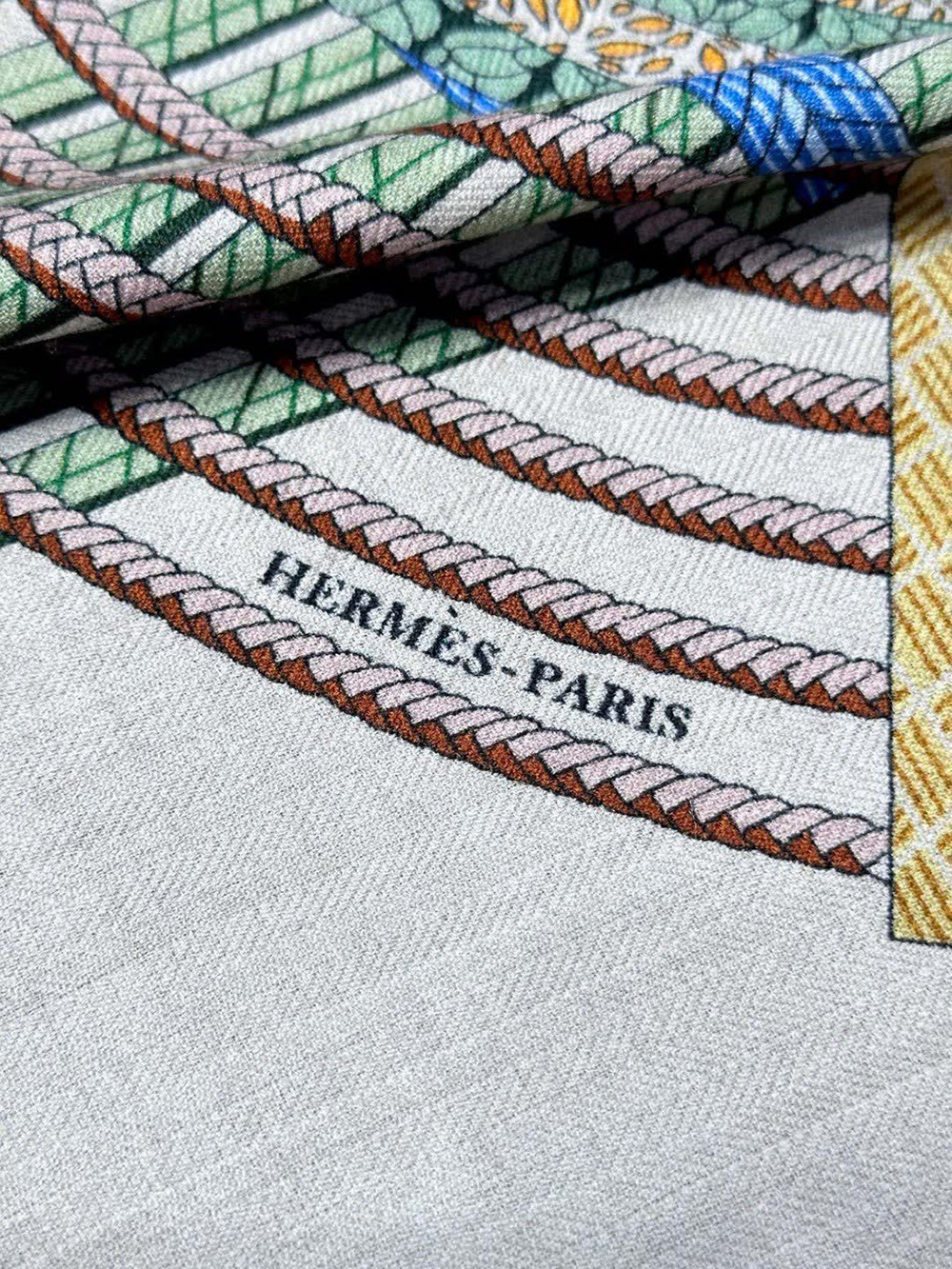 Hermès Dressage Tressage 140 Scarf 140*140cm