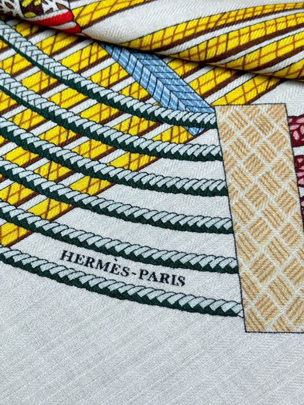 Hermès Dressage Tressage 140 Scarf 140*140cm