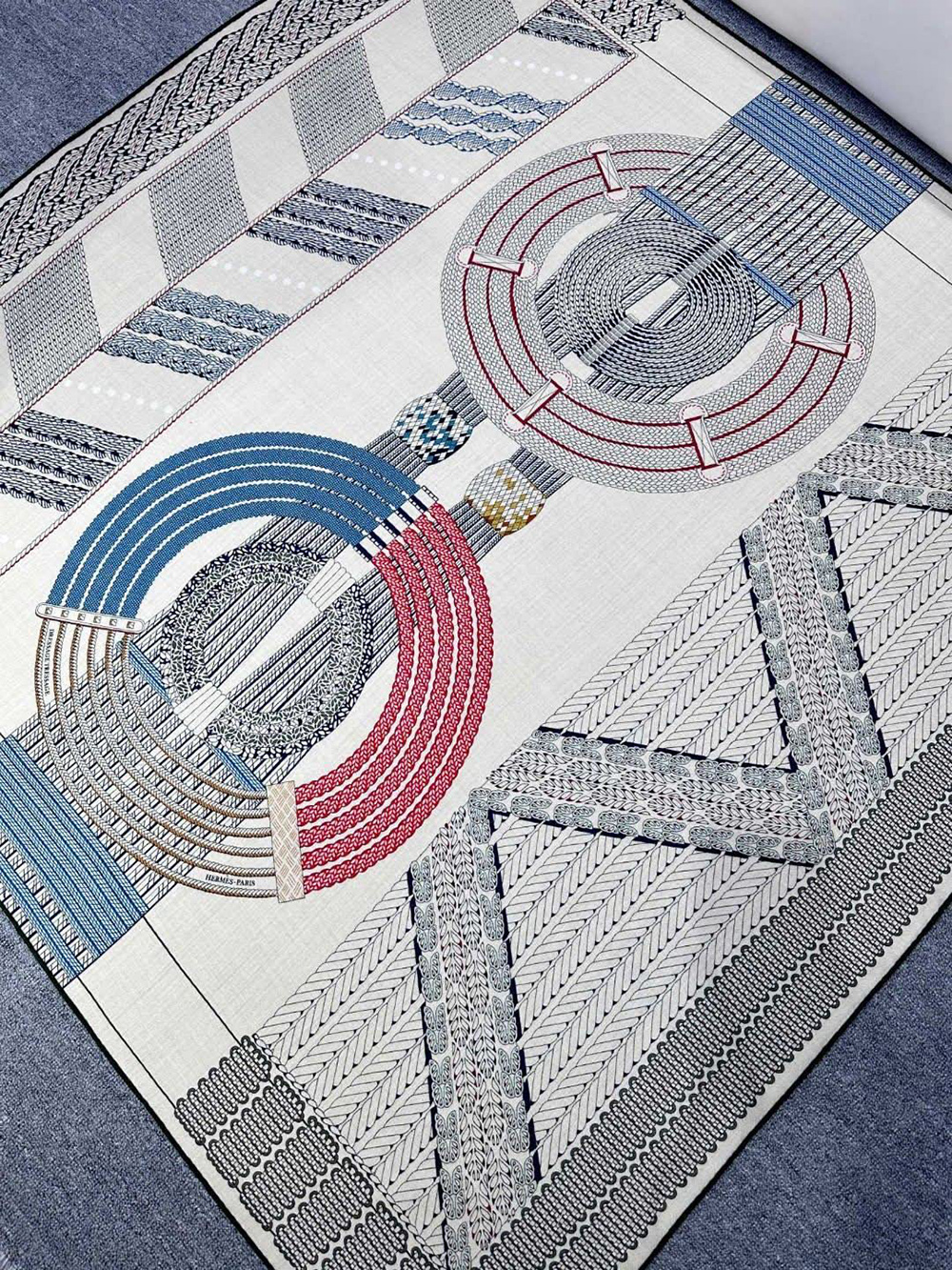 Hermès Dressage Tressage 140 Scarf 140*140cm