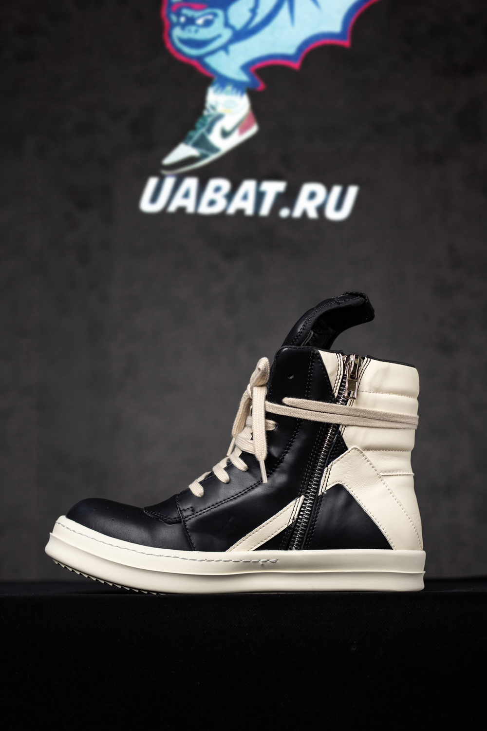 Rick Owens Strobe Geobasket High 