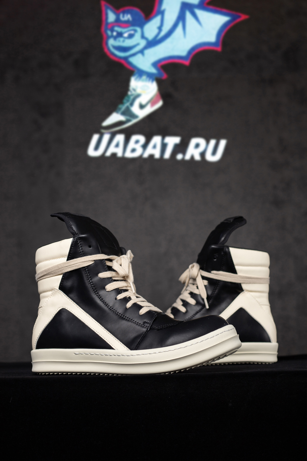 Rick Owens Strobe Geobasket High 