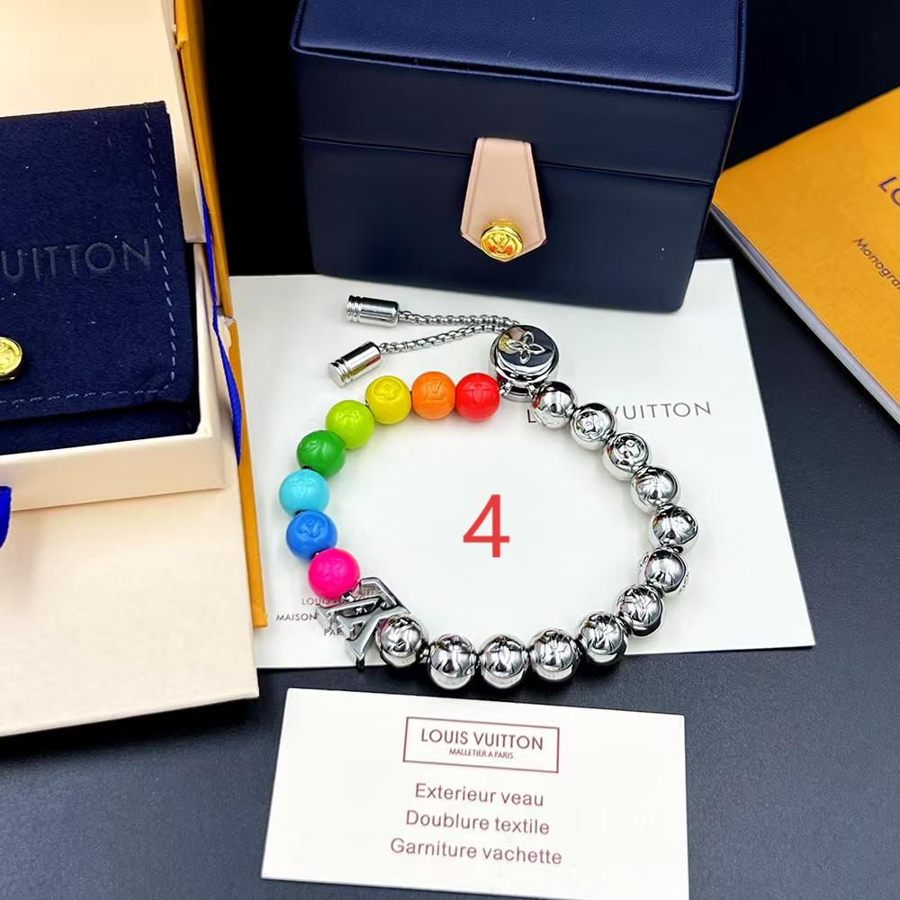 l0*is V*t0n monogram beads bracelet m00512