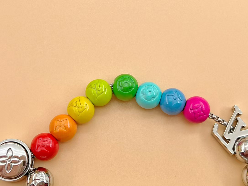 l0*is V*t0n monogram beads bracelet m00512