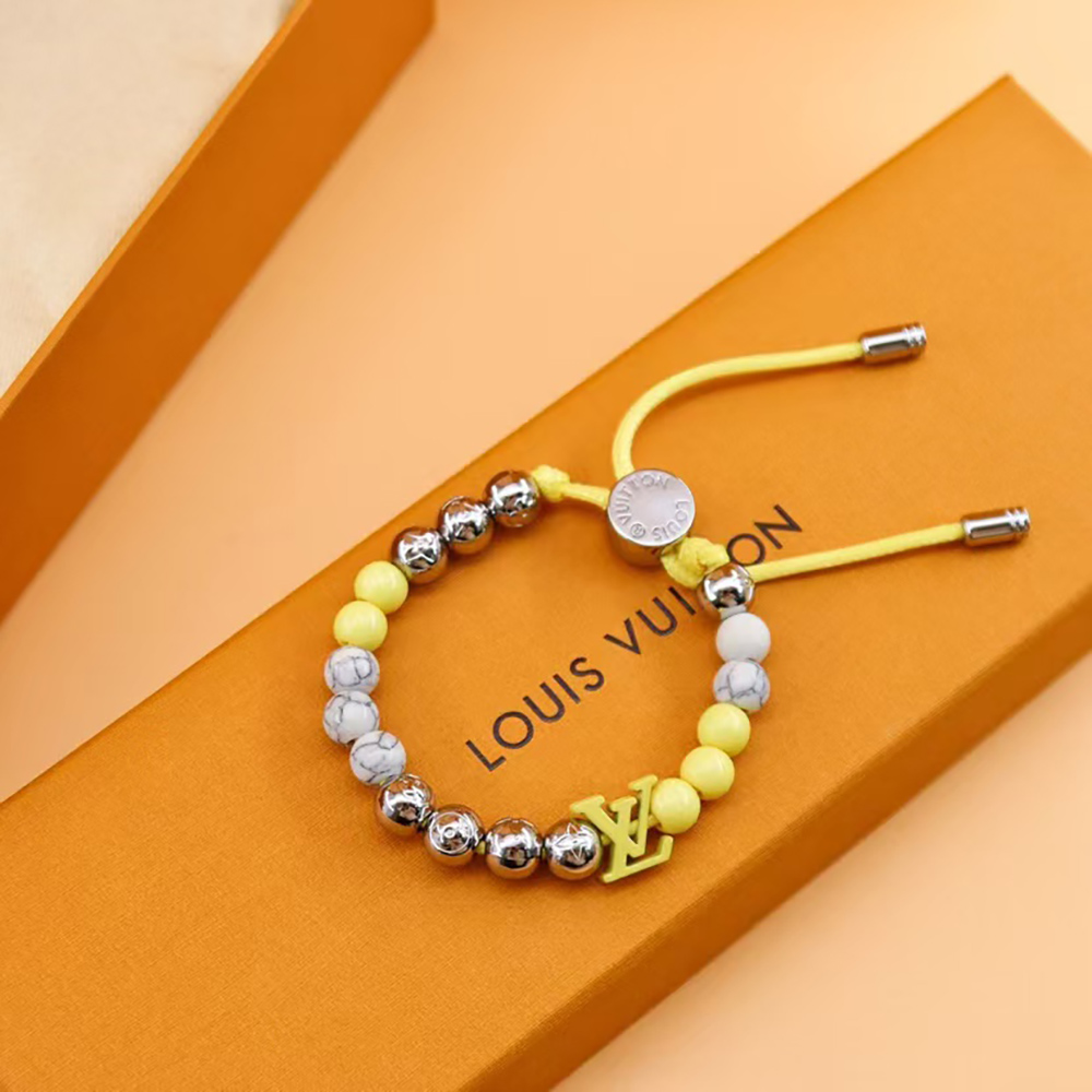 l0*is V*t0n monogram beads bracelet m00512