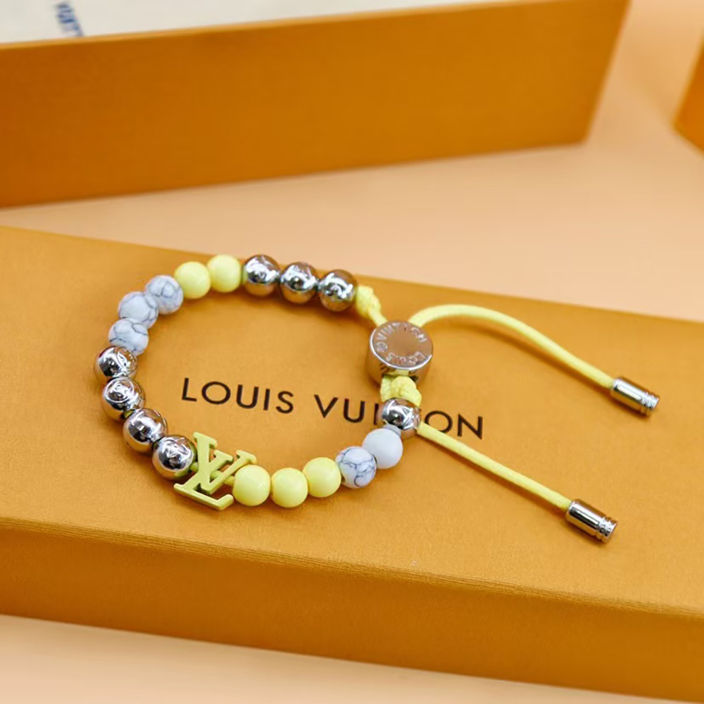 l0*is V*t0n monogram beads bracelet m00512