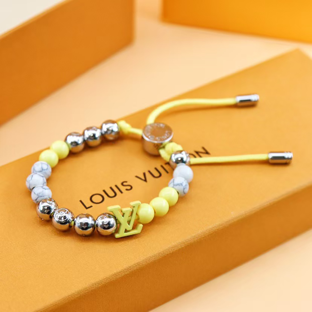 l0*is V*t0n monogram beads bracelet m00512