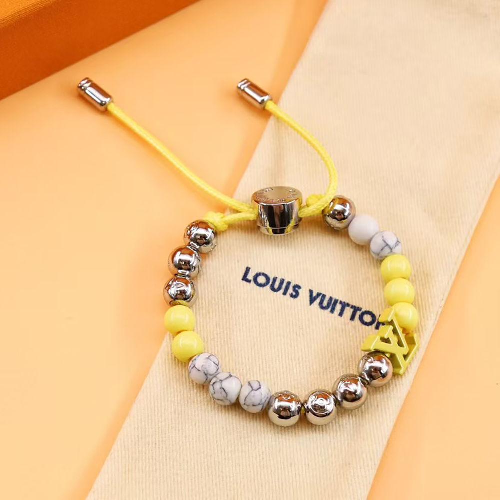 l0*is V*t0n monogram beads bracelet m00512