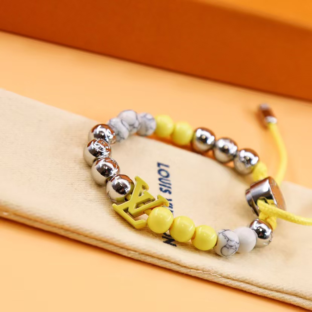 l0*is V*t0n monogram beads bracelet m00512