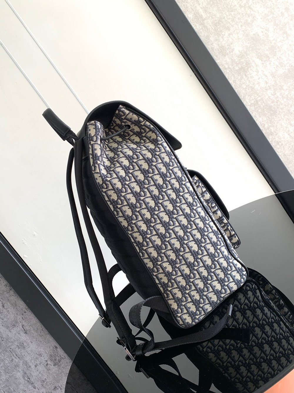 D*or saddle backpack with flap 1adba2 26.5*41*14cm