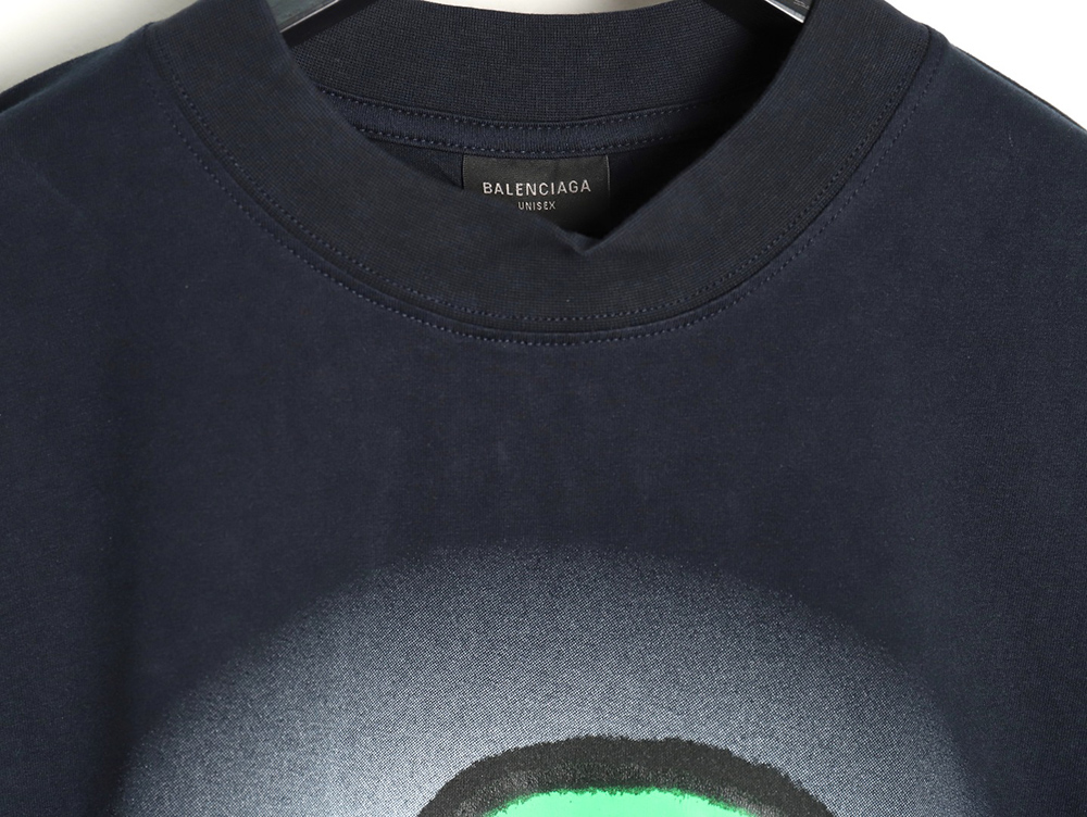 Ba*len*cia*ga dissolving smiley alien short sleeve