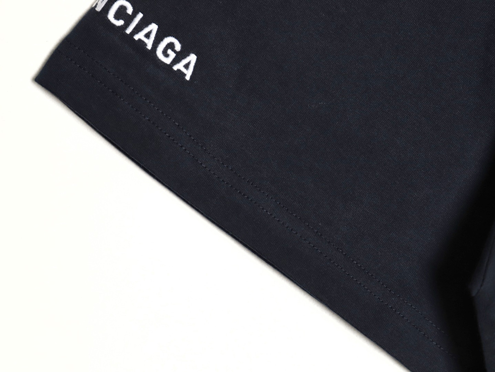 Ba*len*cia*ga dissolving smiley alien short sleeve