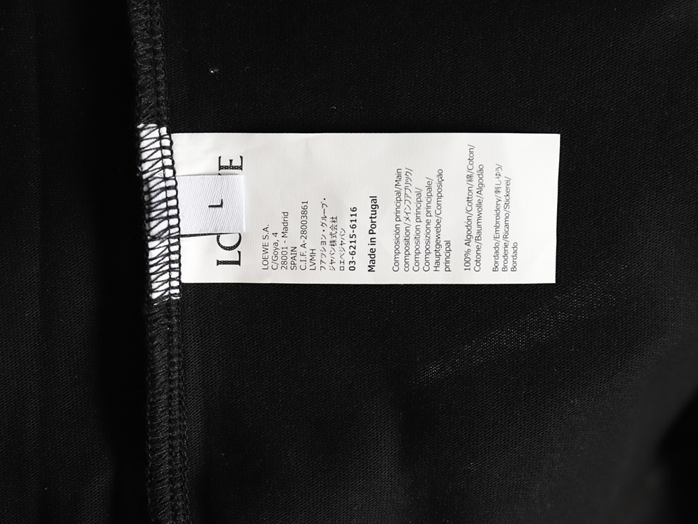 L0ew* x on collaboration short-sleeved t-shirt