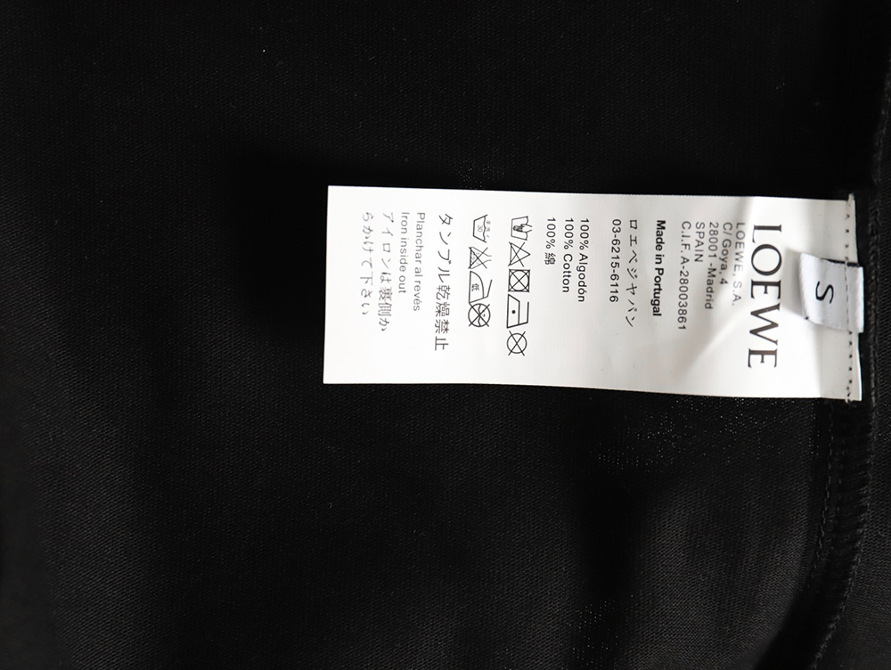 L0ew* chest printed logo short sleeves