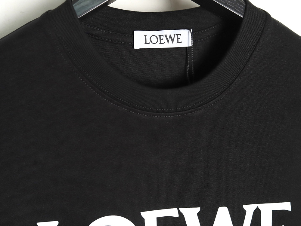 L0ew* four-leaf clover print short-sleeved t-shirt