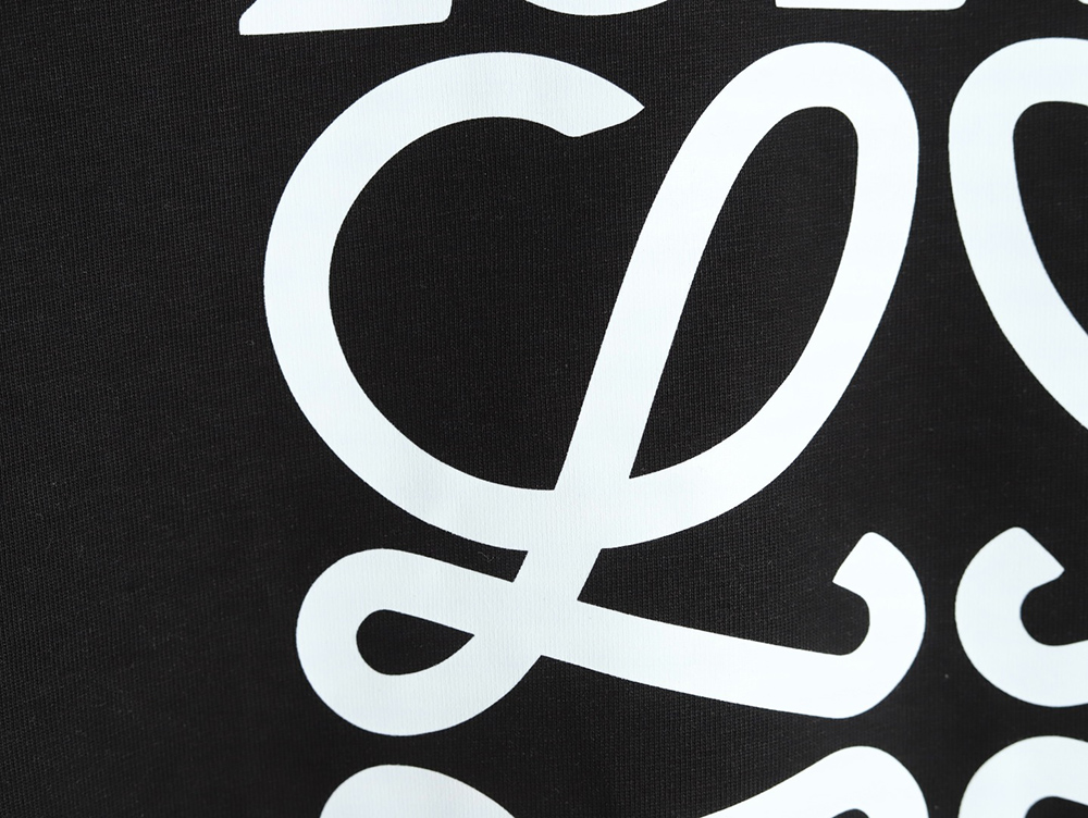 L0ew* four-leaf clover print short-sleeved t-shirt