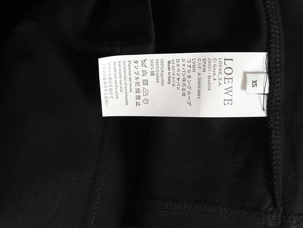 L0ew* four-leaf clover print short-sleeved t-shirt