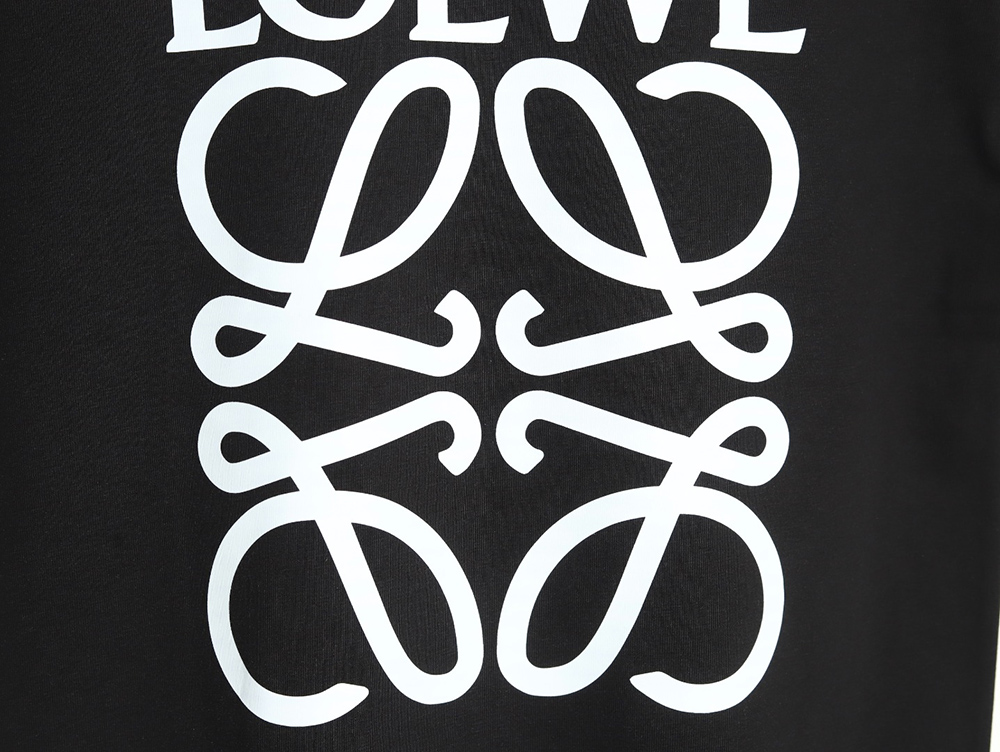 L0ew* four-leaf clover print short-sleeved t-shirt