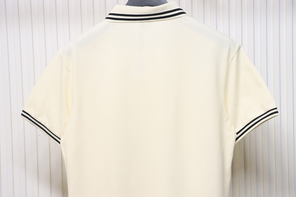 L0ew* pocket colorful embroidery polo short sleeve