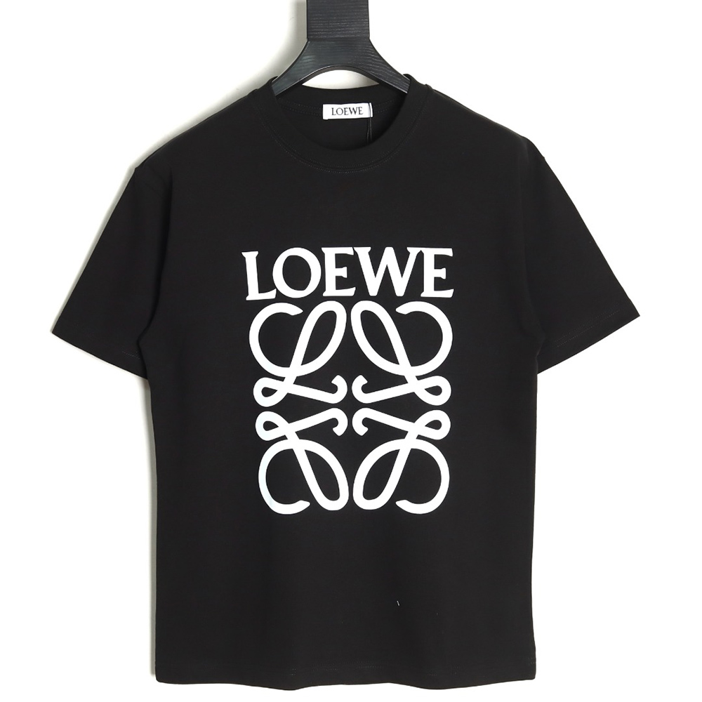L0ew* four-leaf clover print short-sleeved t-shirt
