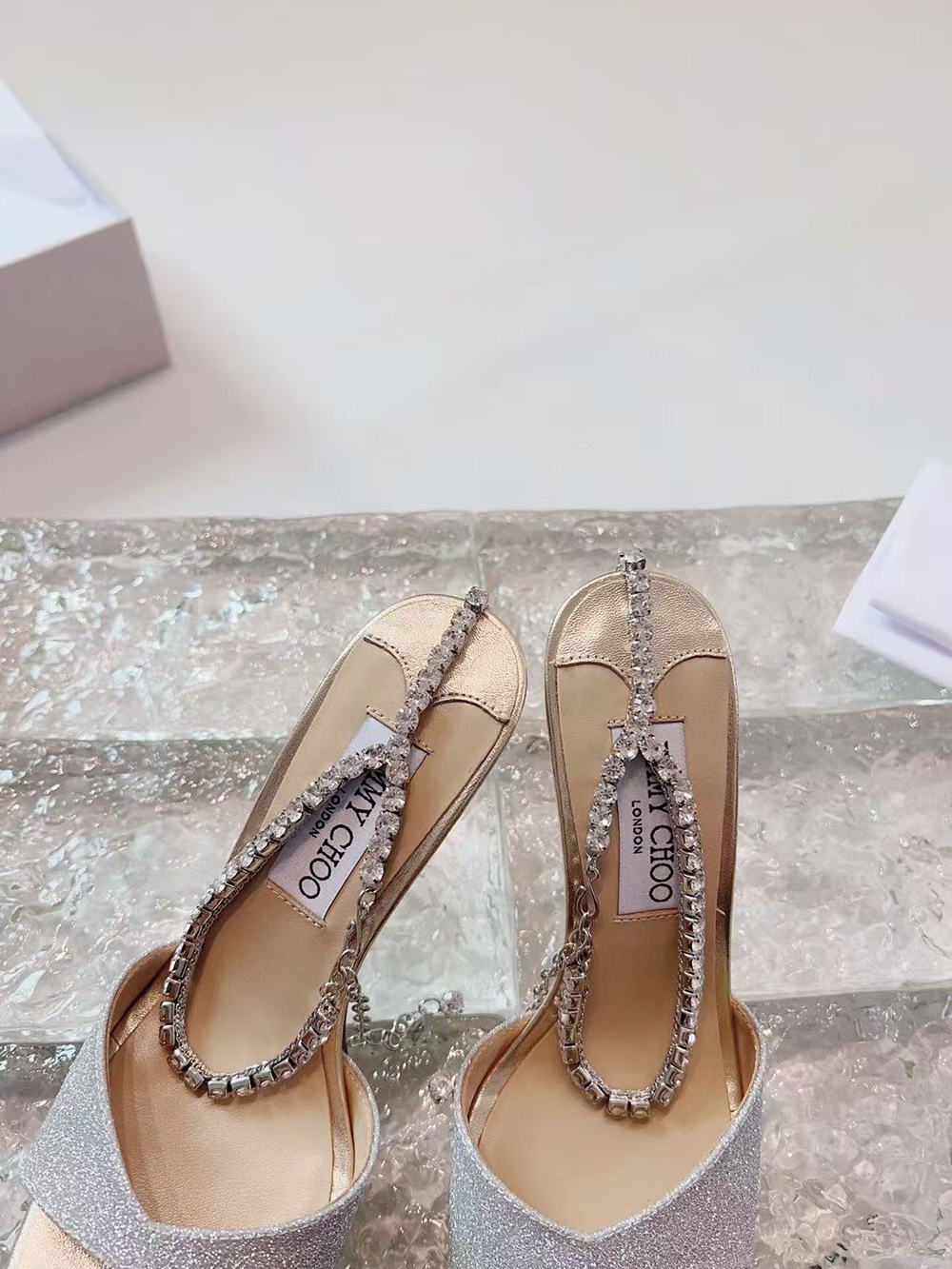 Ji*y Ch* saeda 100 heeled sandals h:10cm