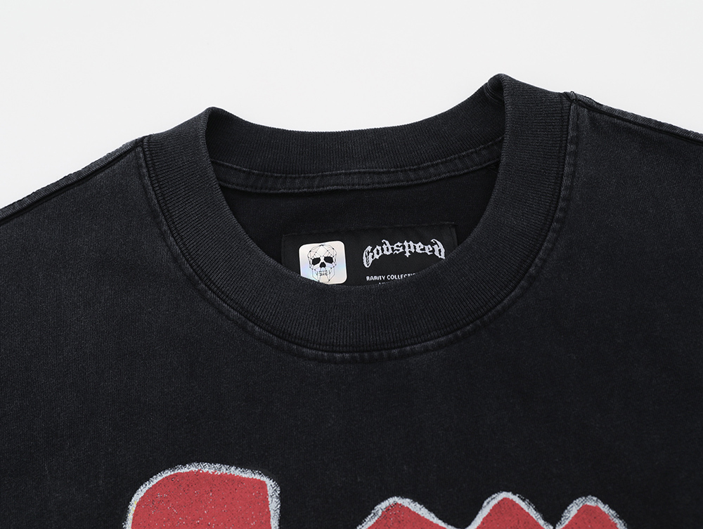 God speed Skull Retro T-Shirt