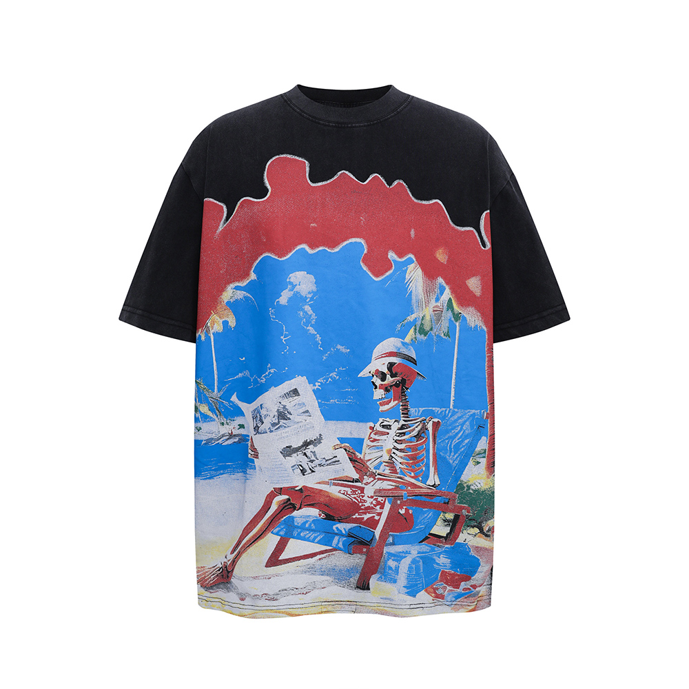 God speed Skull Retro T-Shirt