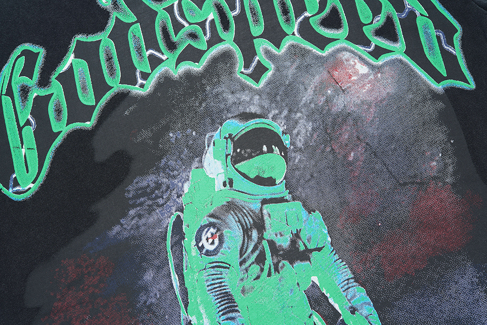 God Speed Space Walk Washed T-Shirt