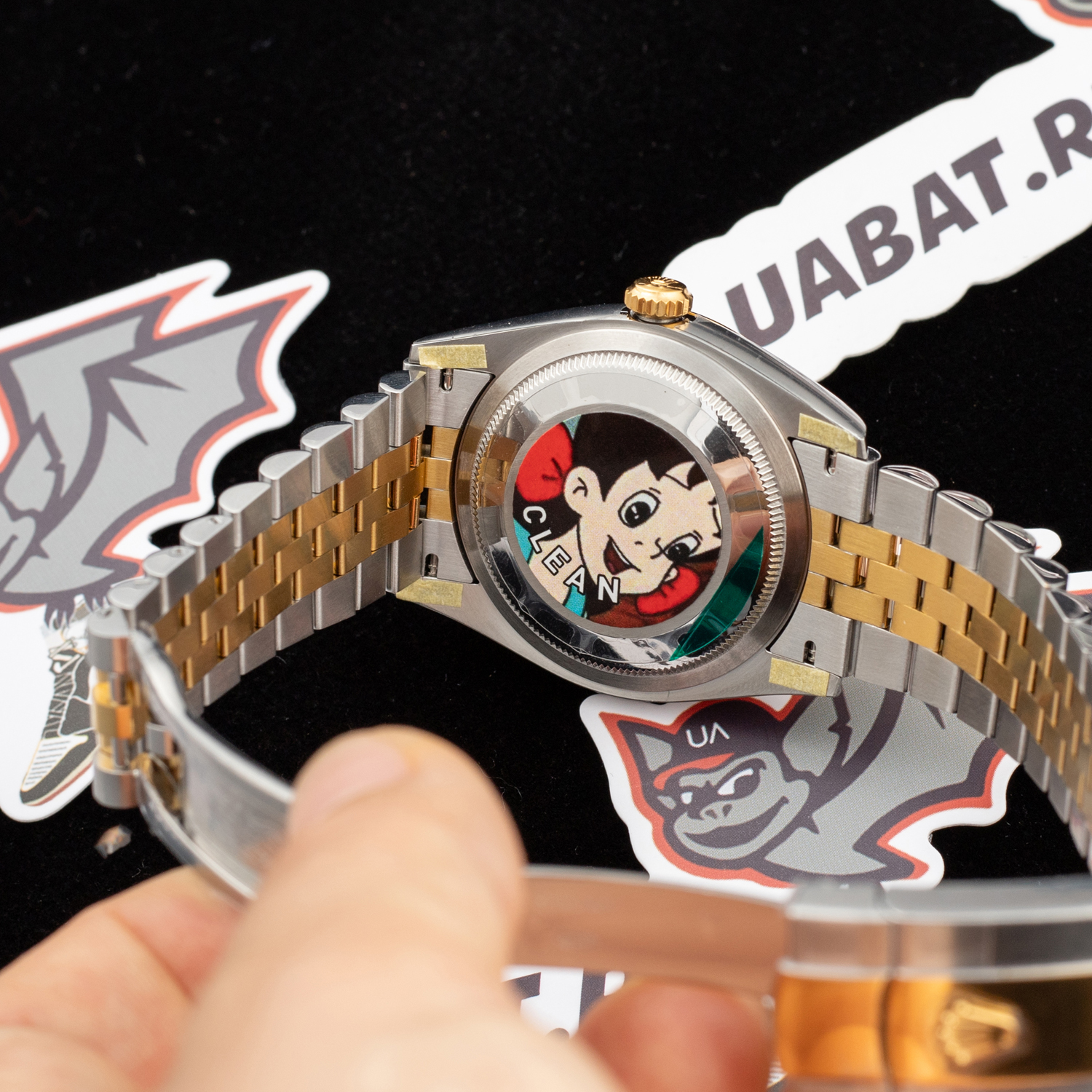 R*l*x - datejust 126233 36mm jub 904l black/stk yg/ss wrapped gmf a2836