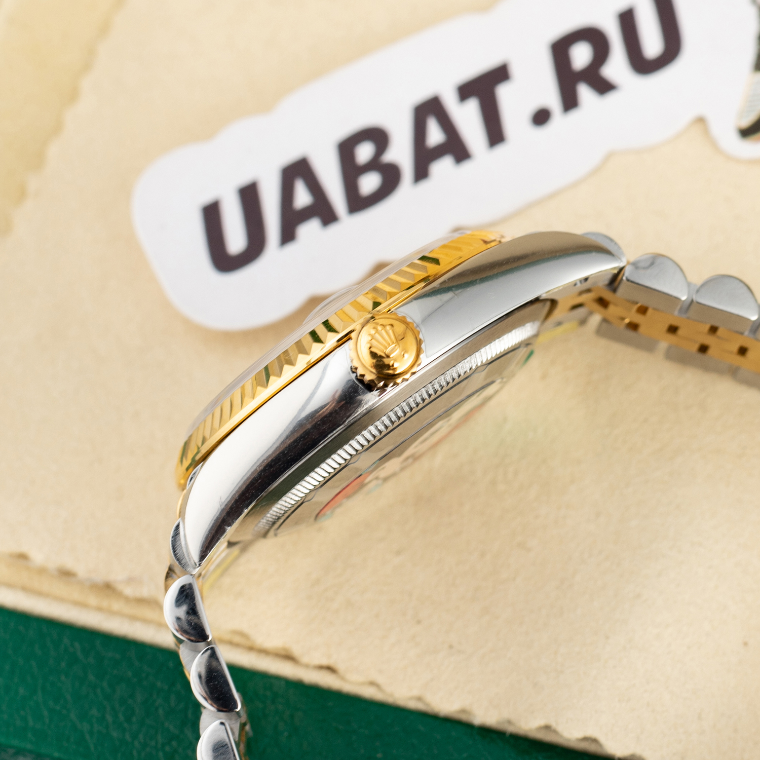 R*l*x - datejust 126233 36mm jub 904l black/stk yg/ss wrapped gmf a2836