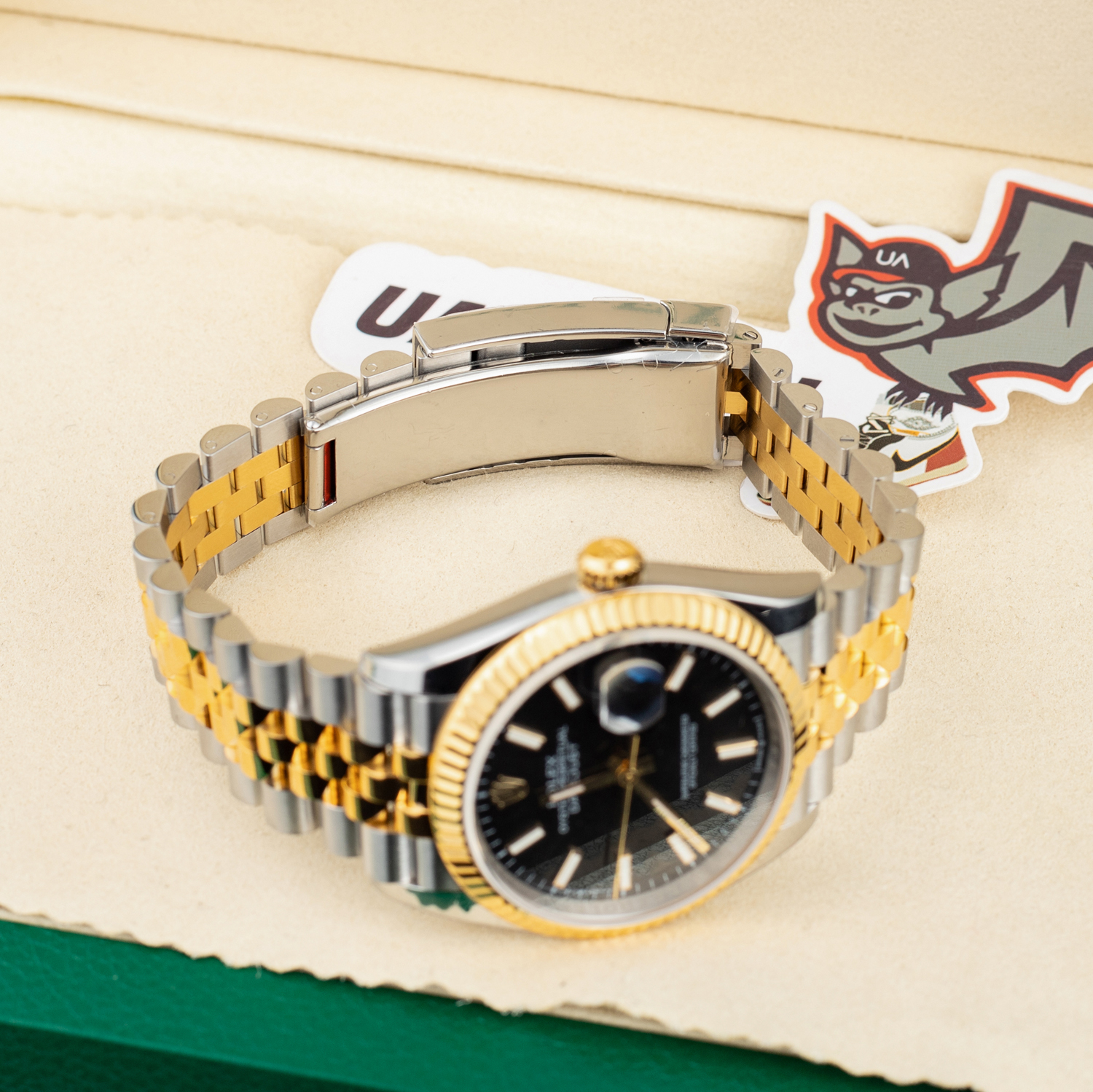 R*l*x - datejust 126233 36mm jub 904l black/stk yg/ss wrapped gmf a2836