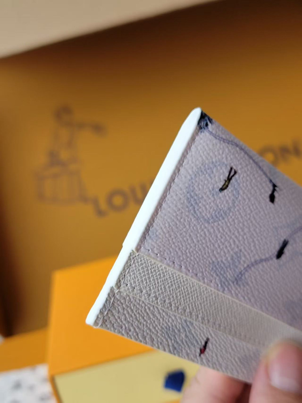 l0*is V*t0n double card holder m14862 10*7*1.5cm