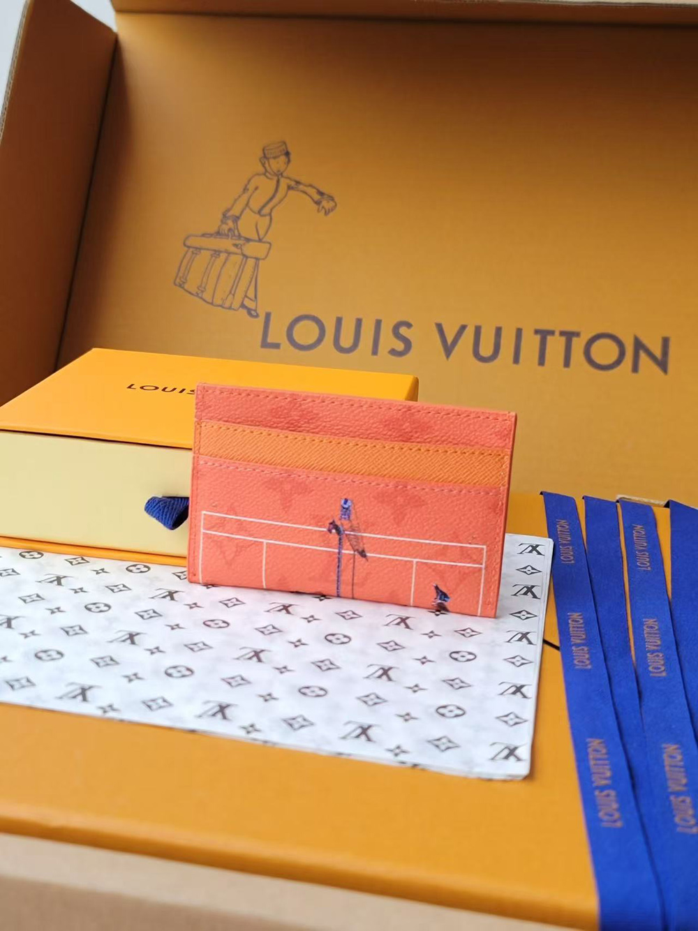 l0*is V*t0n double card holder m14862 10*7*1.5cm