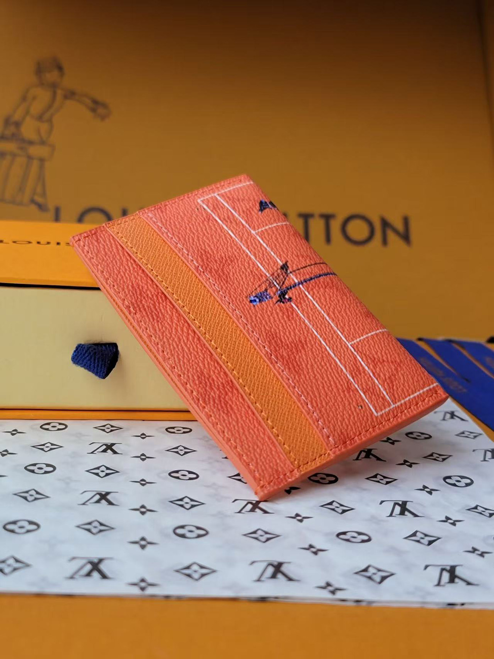 l0*is V*t0n double card holder m14862 10*7*1.5cm