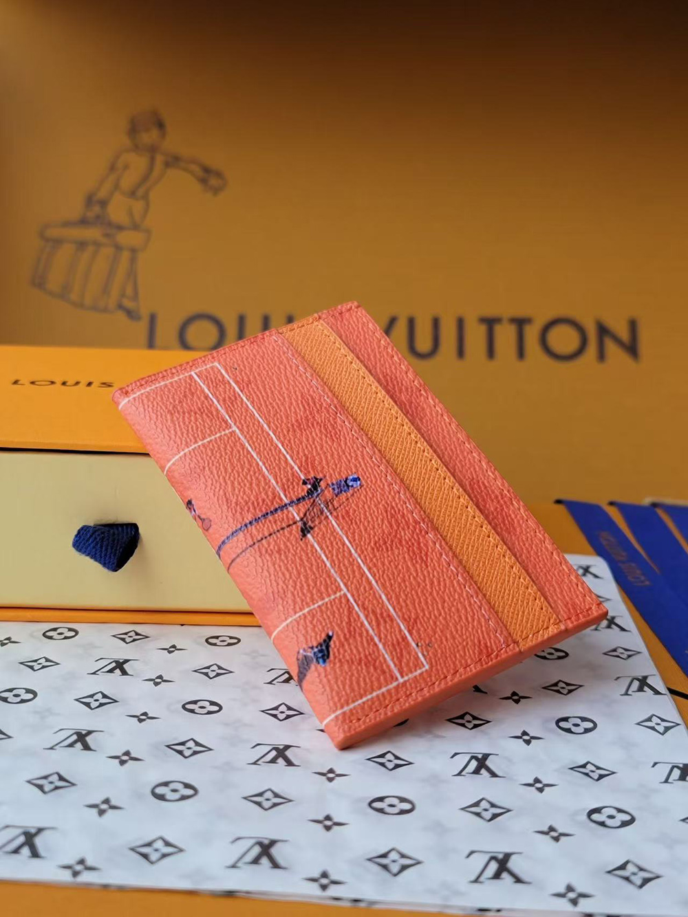 l0*is V*t0n double card holder m14862 10*7*1.5cm
