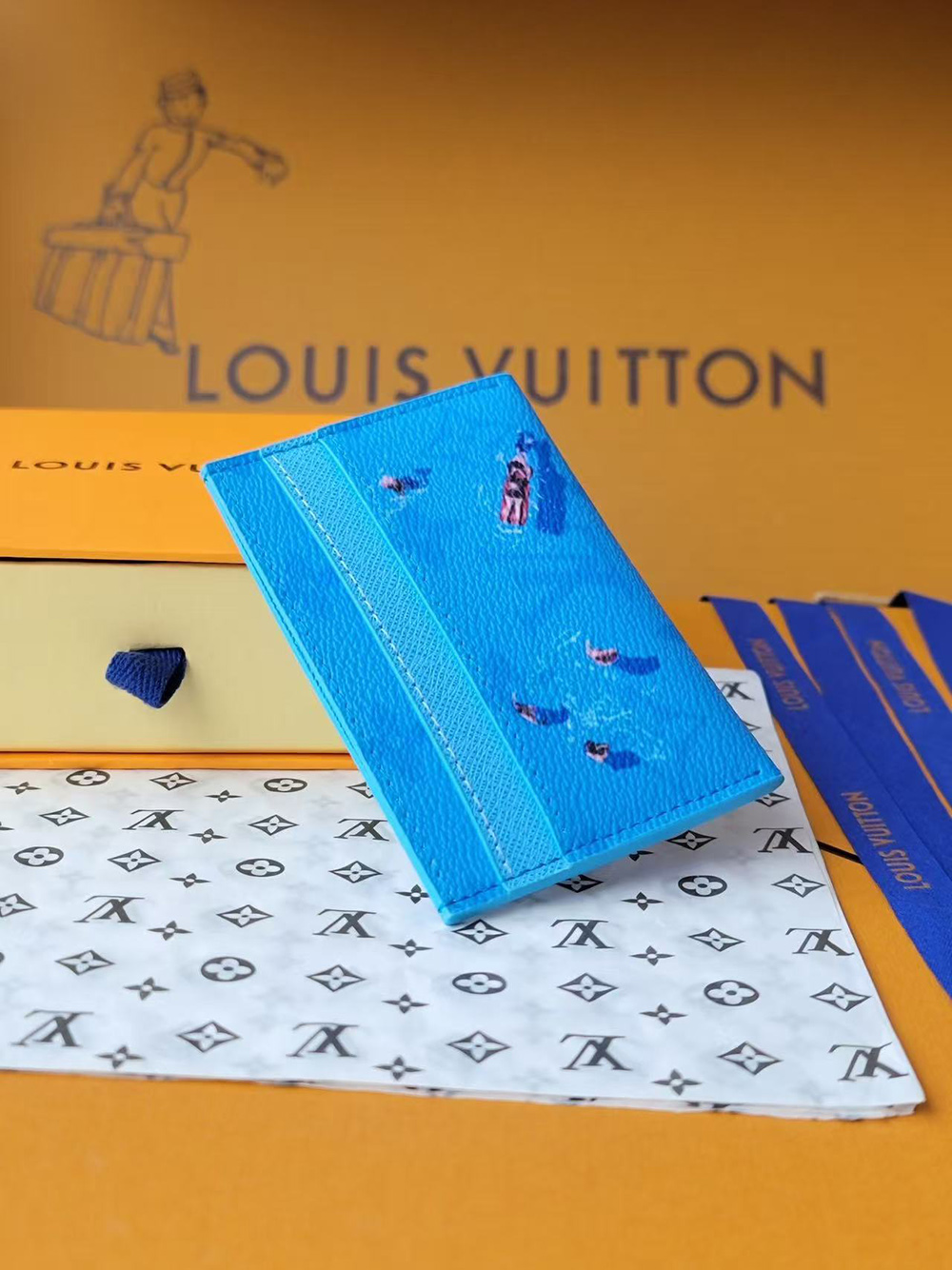 l0*is V*t0n double card holder m14862 10*7*1.5cm