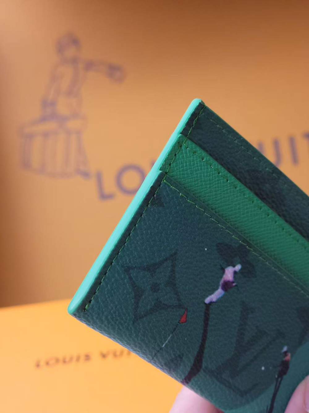 l0*is V*t0n double card holder m14862 10*7*1.5cm