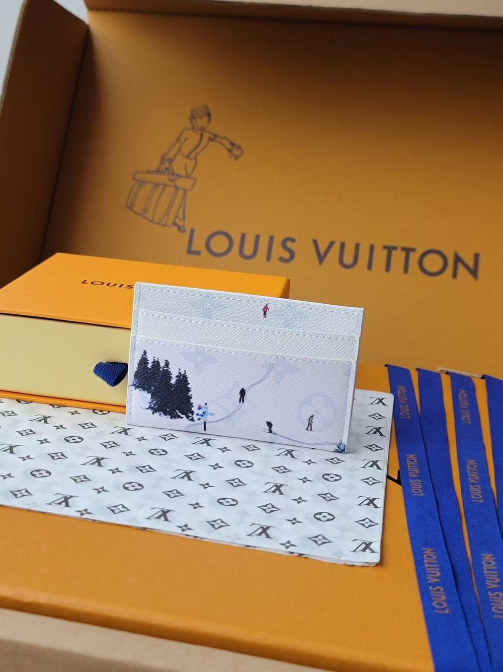 l0*is V*t0n double card holder m14862 10*7*1.5cm