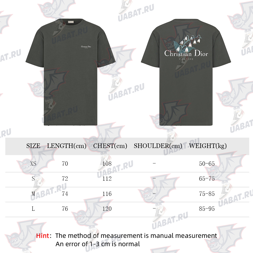 D*or lily of the valley slogan print t-shirt