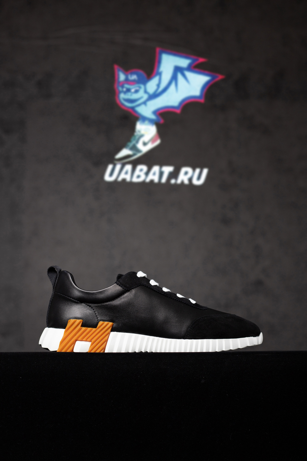 H**mes bouncing sneaker "black"