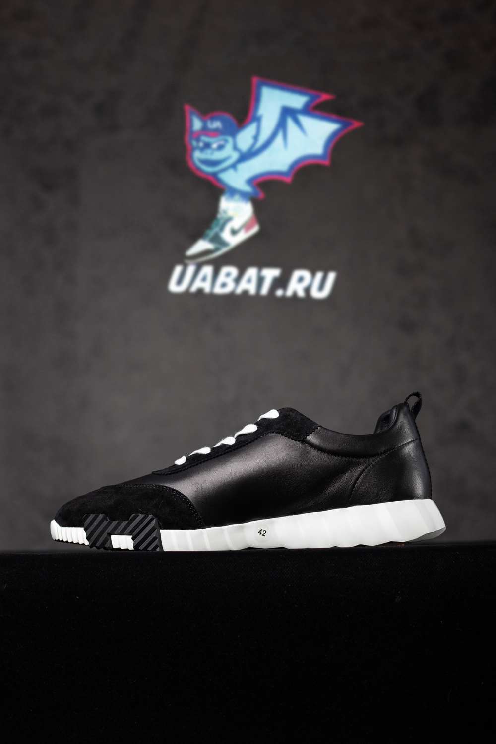 H**mes bouncing sneaker "black"