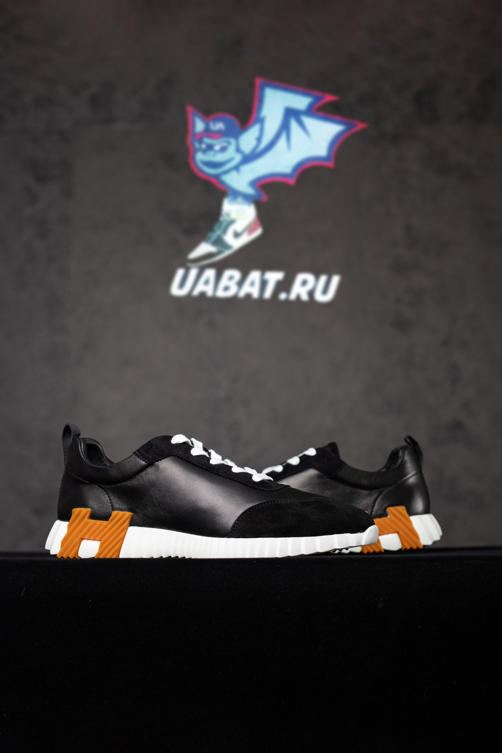 H**mes bouncing sneaker "black"