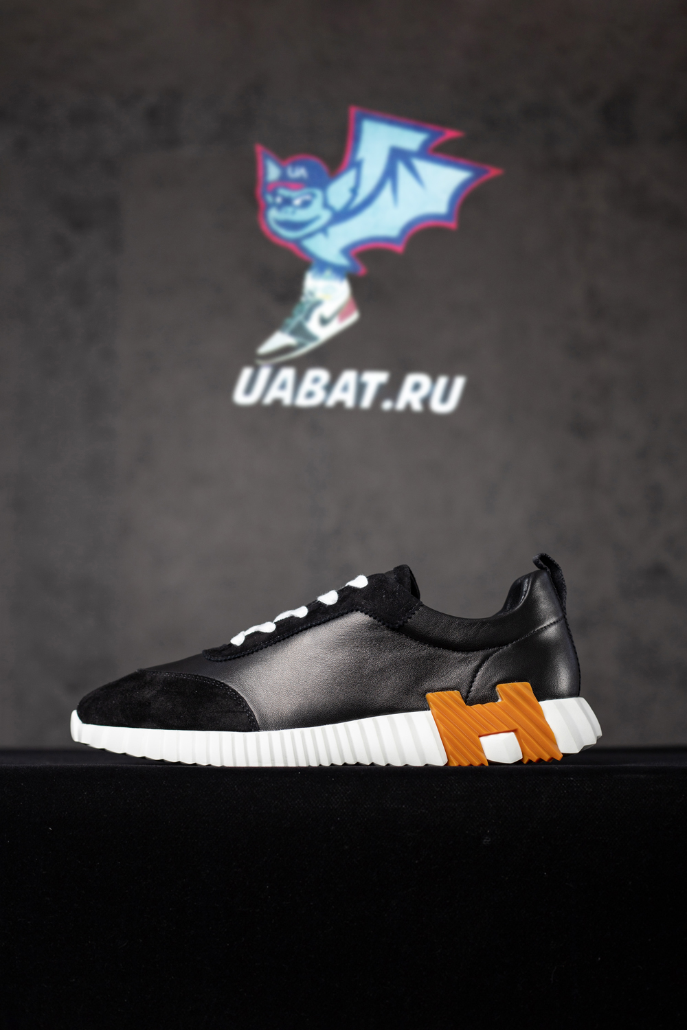 H**mes bouncing sneaker "black"