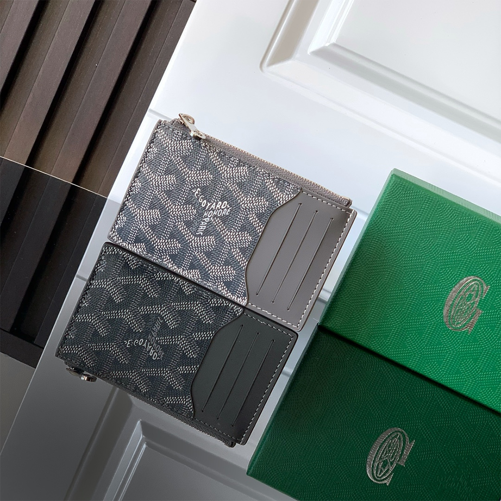 Go*ard bourbon zipped card holder 1cl51p 12.5*1*8.4cm