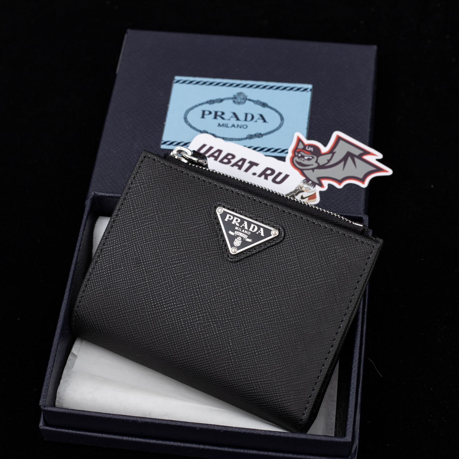 Pra*a wallets 1mv021 11.2*8.5cm