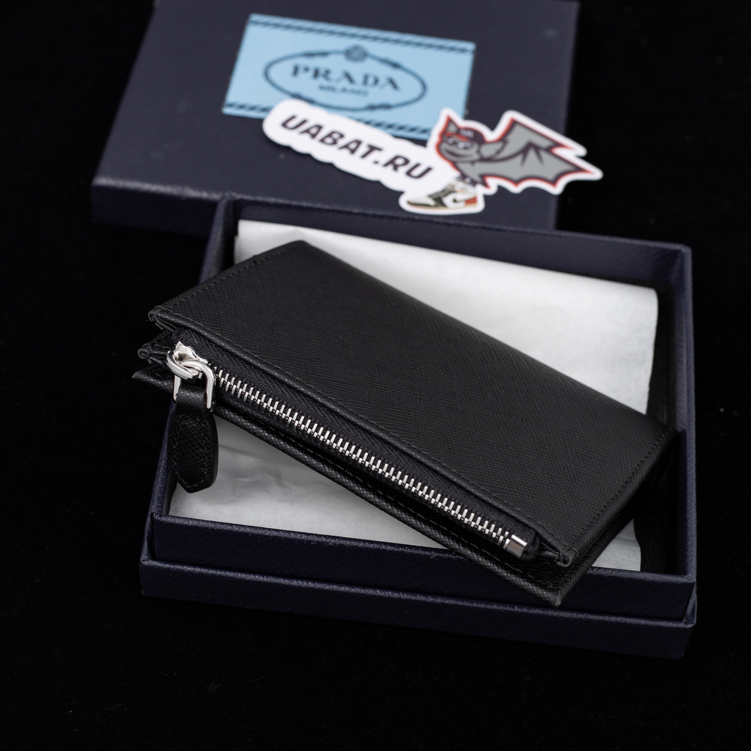 Pra*a wallets 1mv021 11.2*8.5cm