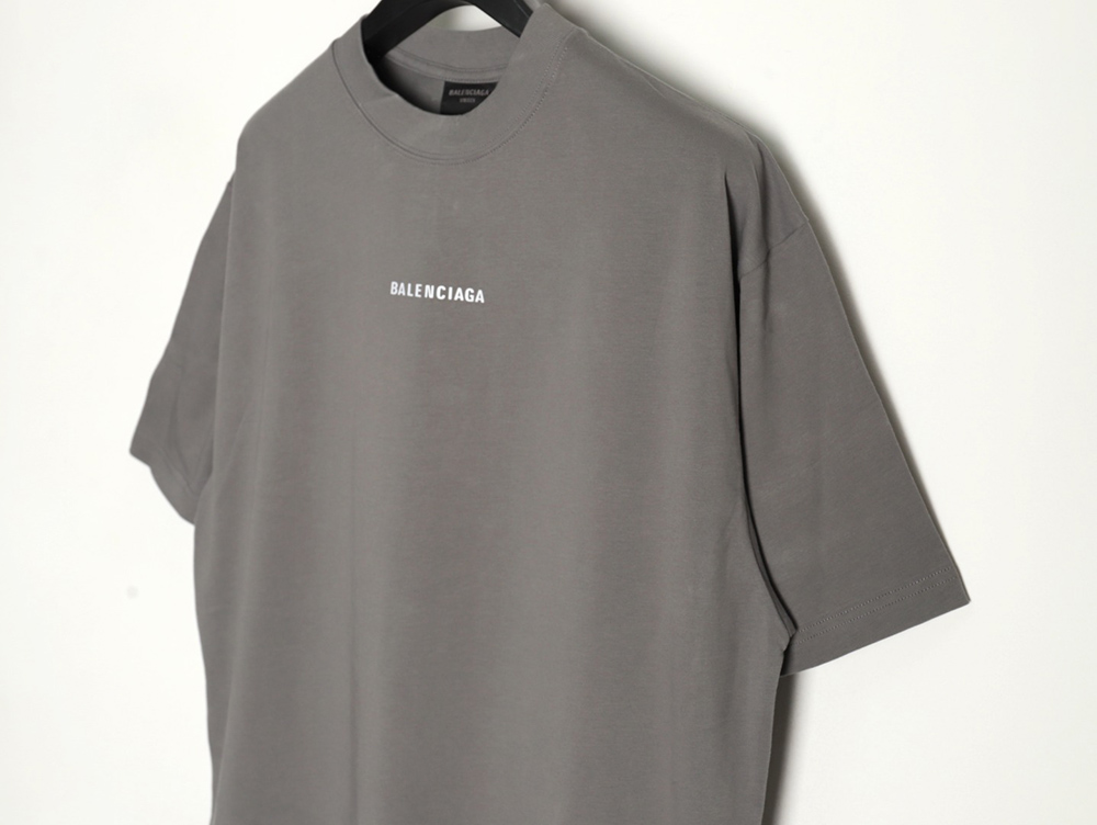 Ba*len*cia*ga logo reflective short sleeve t-shirt