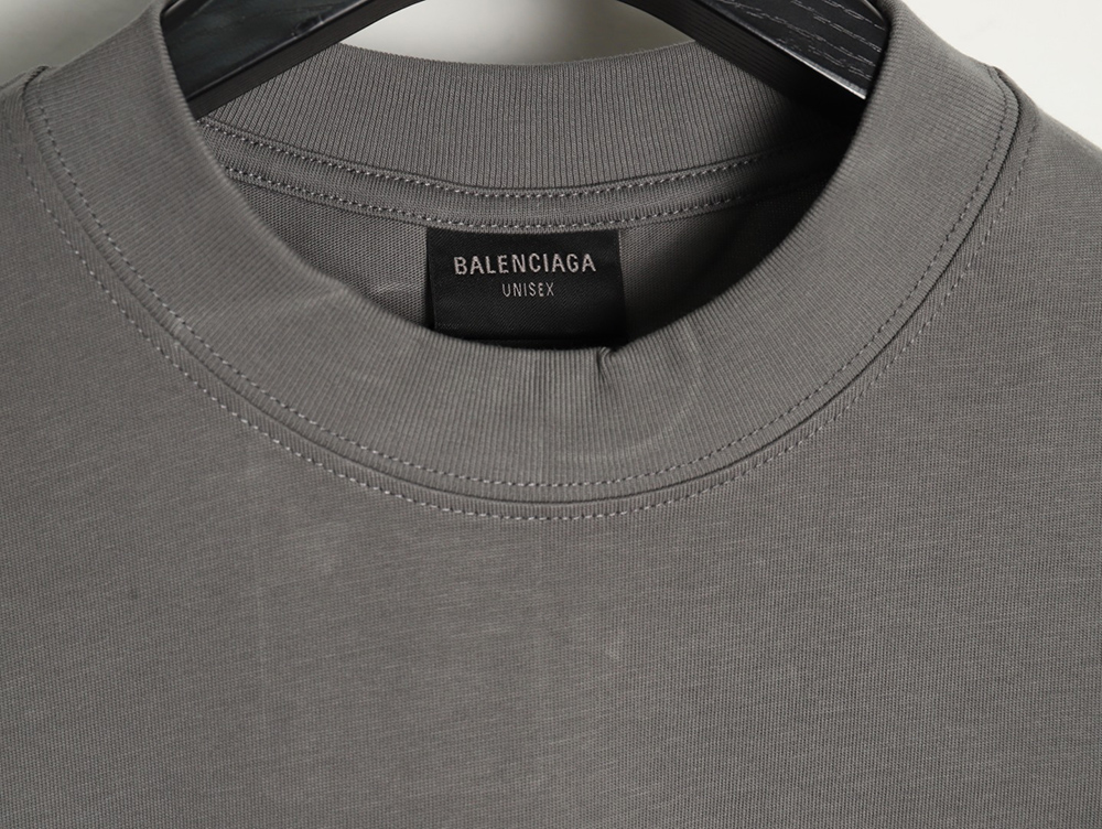 Ba*len*cia*ga logo reflective short sleeve t-shirt