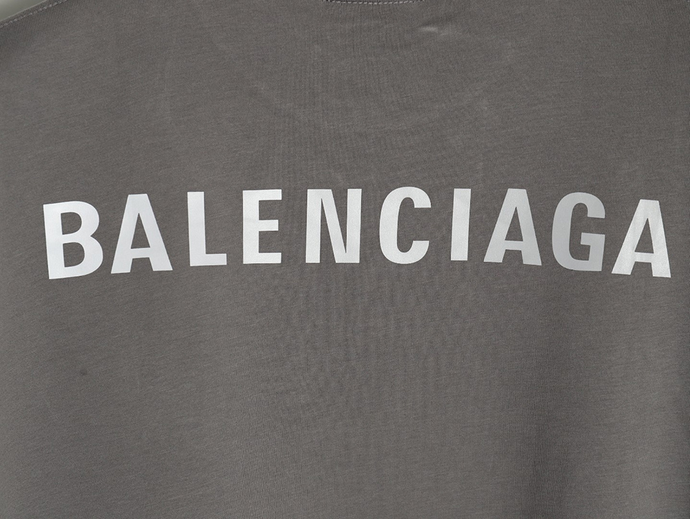 Ba*len*cia*ga logo reflective short sleeve t-shirt